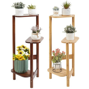 3-Tier Bamboo Plant Stands Indoor-