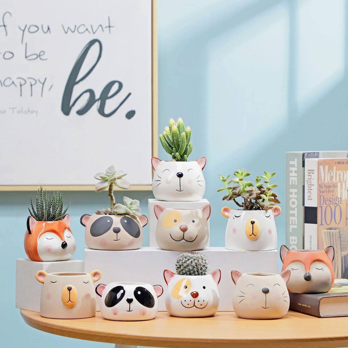 Animal Decor Flower Planter Pot-