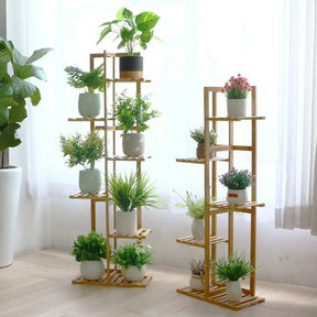 Bamboo 5 / 6 Tier Plant Stand Rack-