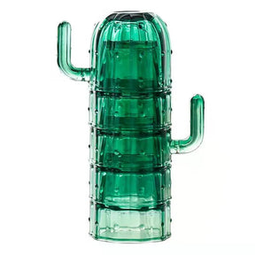 Cactus Glass Cup & Mug-Green-6PCS-