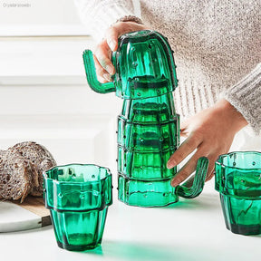 Cactus Glass Cup & Mug-
