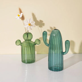 Cactus Glass Vase-