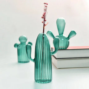 Cactus Glass Vase-