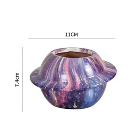 Creative Planet Plant Pot-Starry Sky Purple-Only Pot-