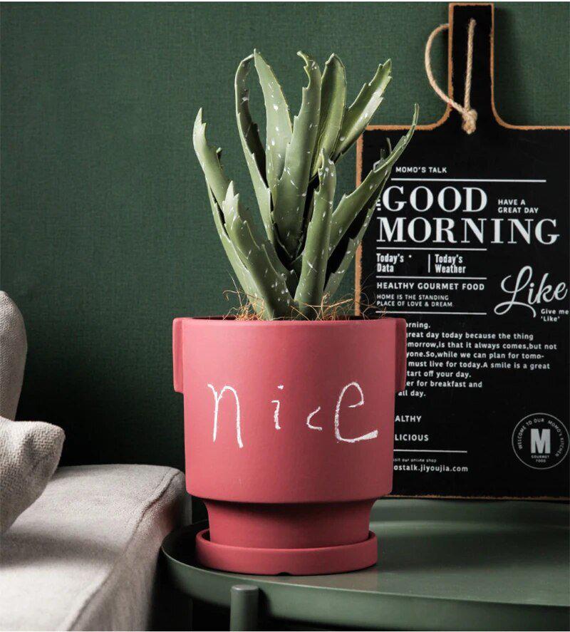 DIY Painting Ceramic Flower Pot-