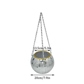 Disco Ball Hanging Planter-20CM-