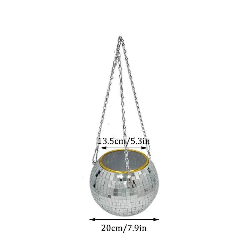 Disco Ball Hanging Planter-20CM-