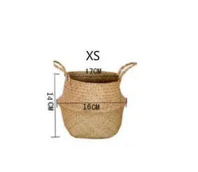 Eco-Friendly Handmade Wicker Plant Basket-16CM-