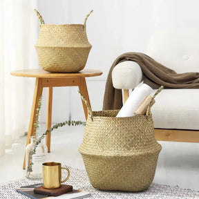 Eco-Friendly Handmade Wicker Plant Basket-