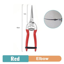 Garden Trimming Snips-Elbow Red-