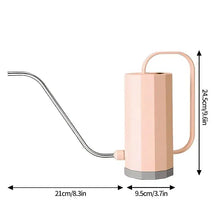 Geometric Long Mouth Watering Can 1.2L-Pink-