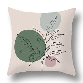 Green Aesthetic Decorative Cushion Cover-1-40x40cm-