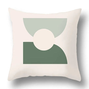 Green Aesthetic Decorative Cushion Cover-10-40x40cm-