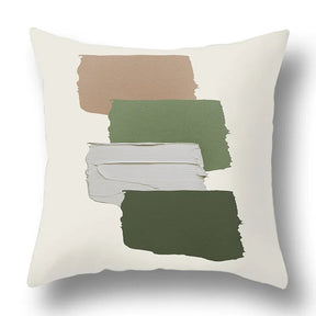 Green Aesthetic Decorative Cushion Cover-15-40x40cm-