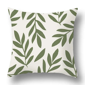 Green Aesthetic Decorative Cushion Cover-2-40x40cm-