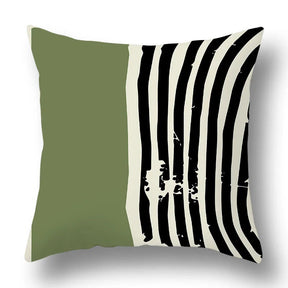 Green Aesthetic Decorative Cushion Cover-23-40x40cm-