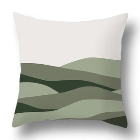 Green Aesthetic Decorative Cushion Cover-29-40x40cm-