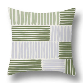 Green Aesthetic Decorative Cushion Cover-33-40x40cm-