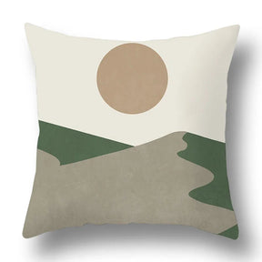 Green Aesthetic Decorative Cushion Cover-7-40x40cm-