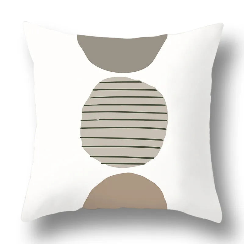 Green Aesthetic Decorative Cushion Cover-8-40x40cm-