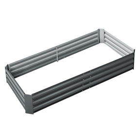 Greenfingers 180x90x30CM Galvanised Raised Garden Bed Steel Instant Planter-