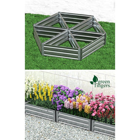 Greenfingers Garden Bed Galvanised Steel Raised Planter Vegetable 86x86x30cm-