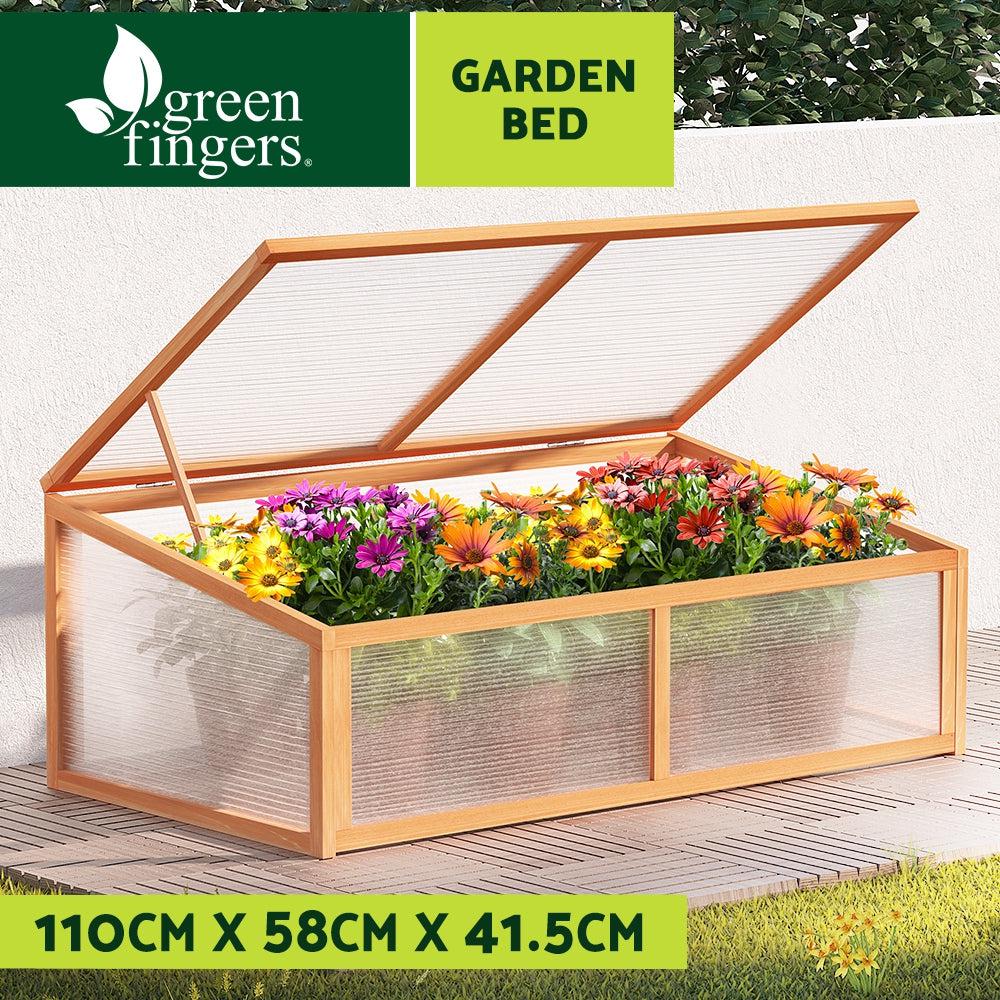 Greenfingers Garden Bed Raised Wooden Planter Box Vegetables 110x58x41.5cm-