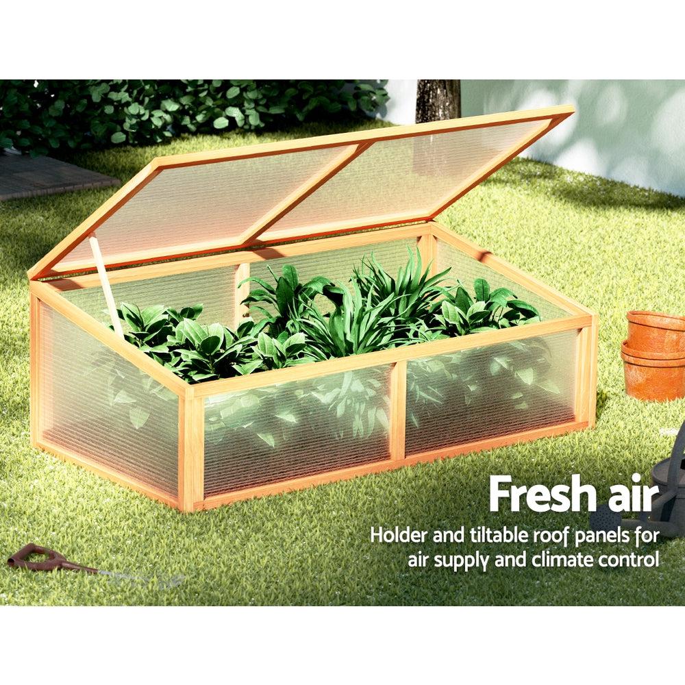 Greenfingers Garden Bed Raised Wooden Planter Box Vegetables 110x58x41.5cm-