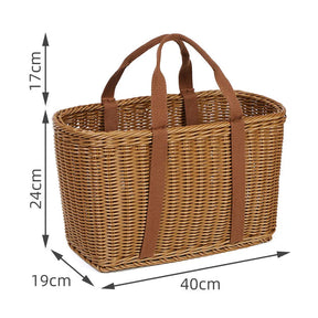 Hand Woven Market Basket-A-Large-