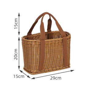 Hand Woven Market Basket-A-Small-