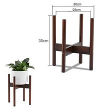 Large Durable Wood Plant Stand Rack-Coffee M-