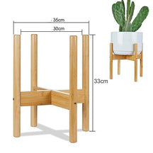 Large Durable Wood Plant Stand Rack-Natural L-