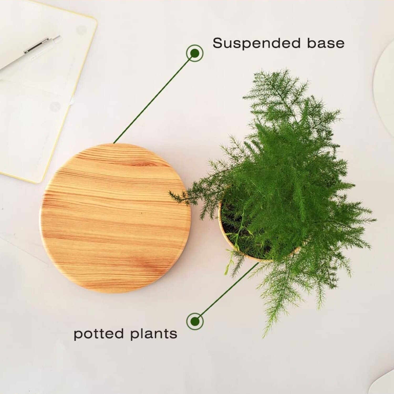 Magnetic Levitating Plant Pot-