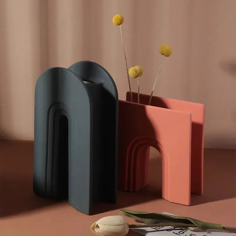 Modern Arch Ceramic Vase-