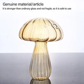 Mushroom Glass Vase-