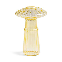 Mushroom Glass Vase-Gold-