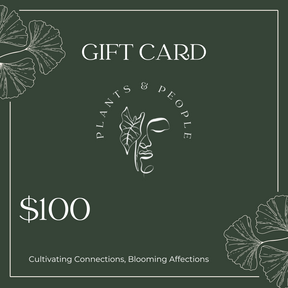 Plants&People Gift Card-$100.00-