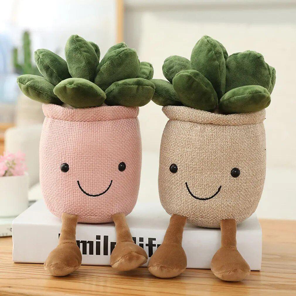 Potted Succulent Plant Plushie-