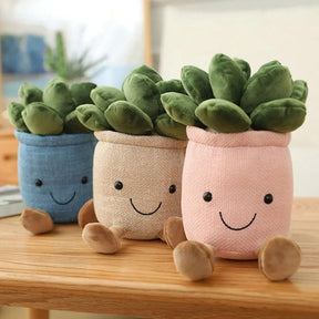 Potted Succulent Plant Plushie-