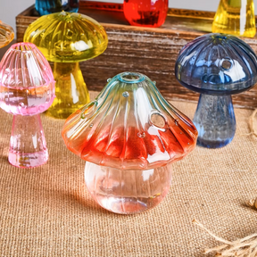 Mushroom Glass Vase