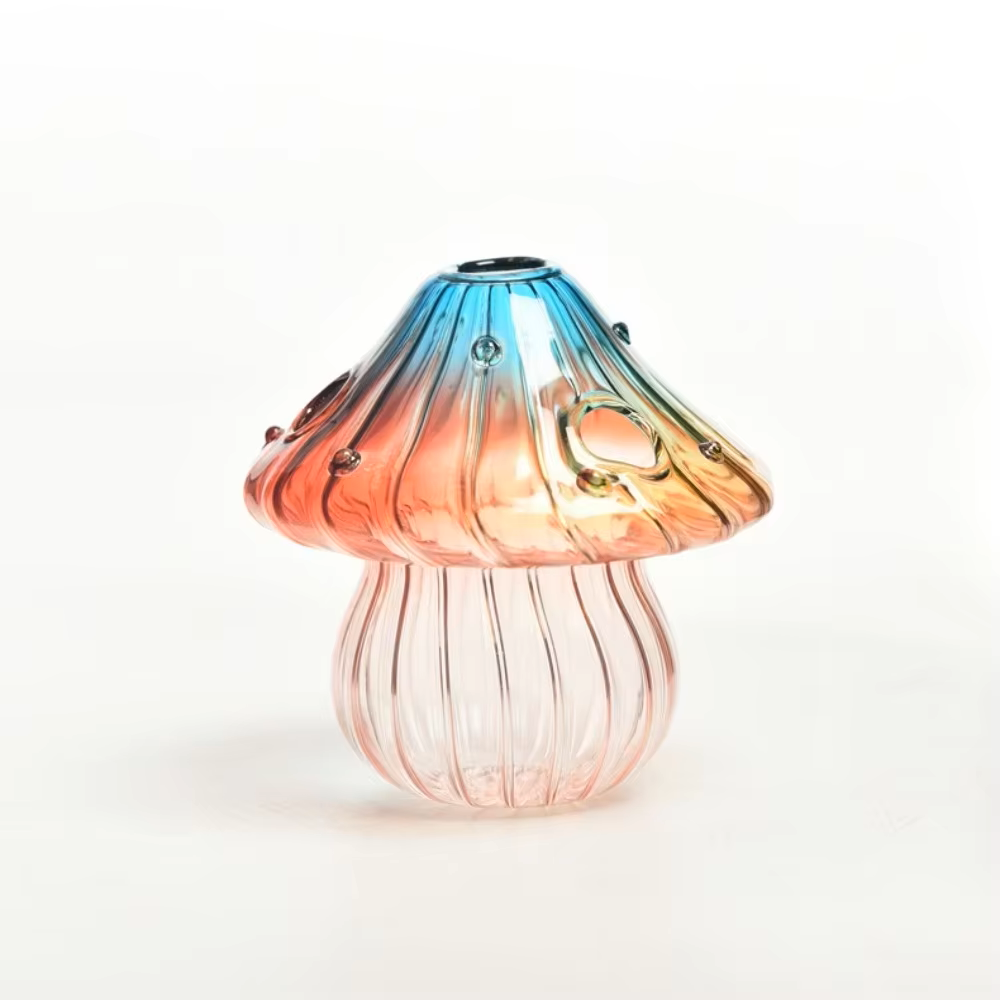 Mushroom Glass Vase