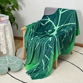 Soft Giant Leaf Blanket-