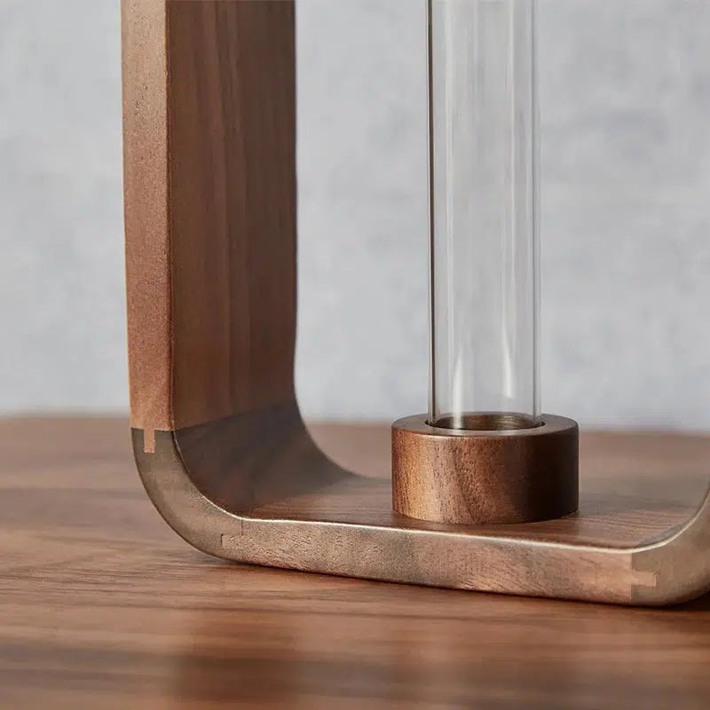 Tabletop Wood Propagation Vase-