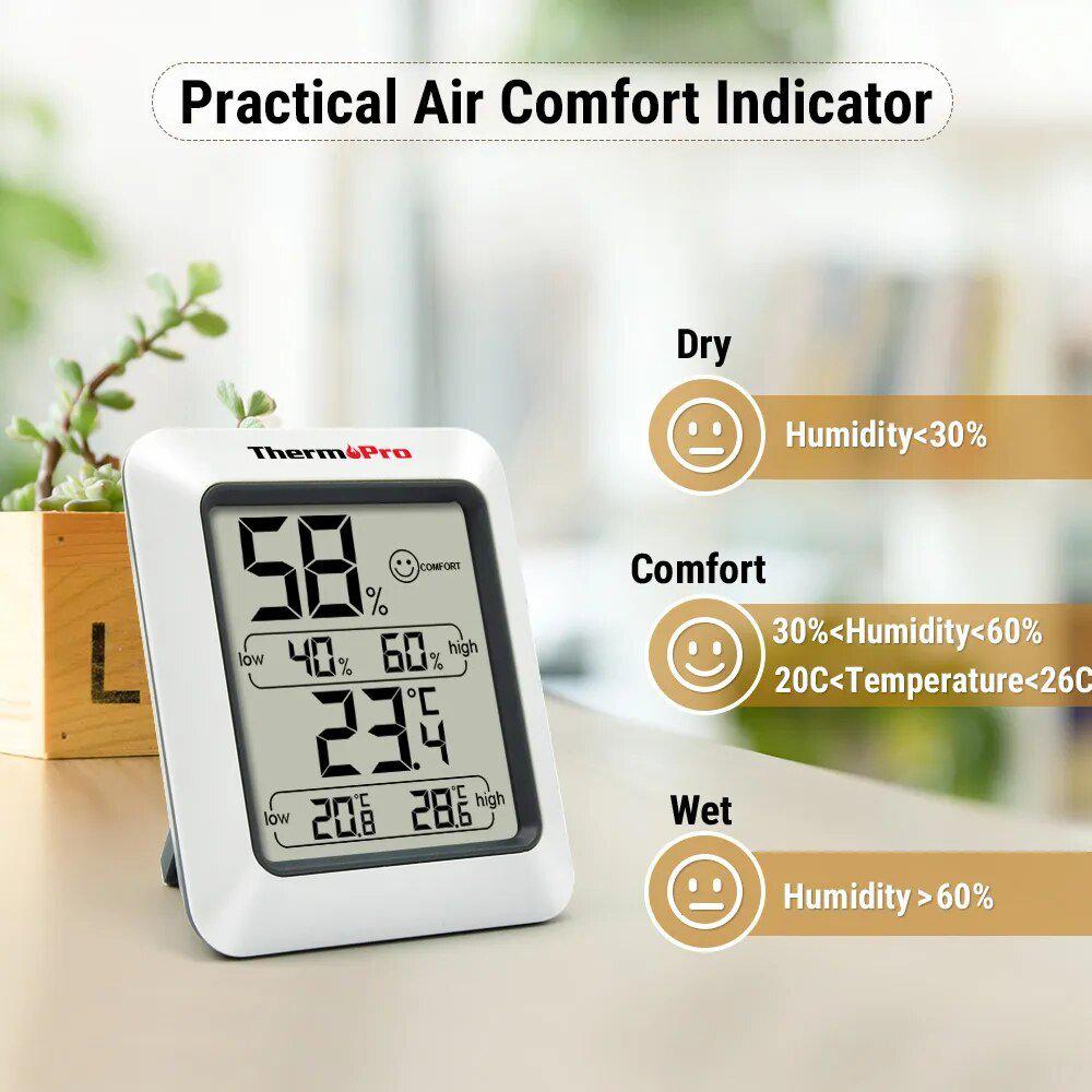 Thermopro TP50 Digital Weather Station Hygrometer Temperature Humidity Monitor-China-