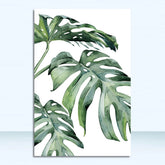 Tropical Plant Wall Art Canva-A-40x50cm No Frame-