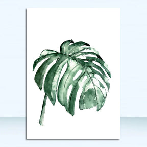 Tropical Plant Wall Art Canva-G-40x50cm No Frame-