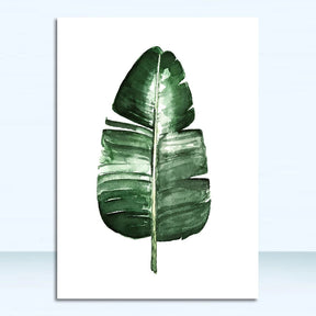 Tropical Plant Wall Art Canva-H-40x50cm No Frame-