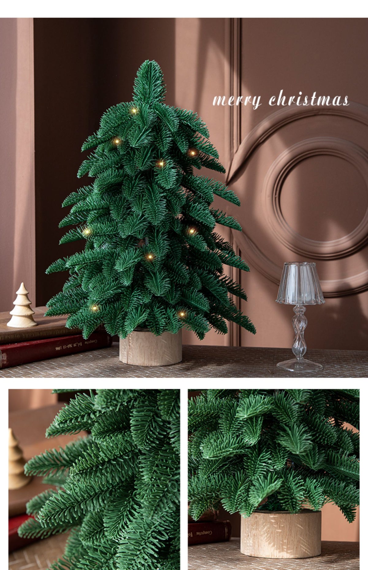 Artificial Mini Christmas Tree 55cm - Indoor Holiday Decoration