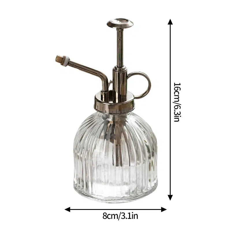 Vintage Glass Watering Can Spray-S2-